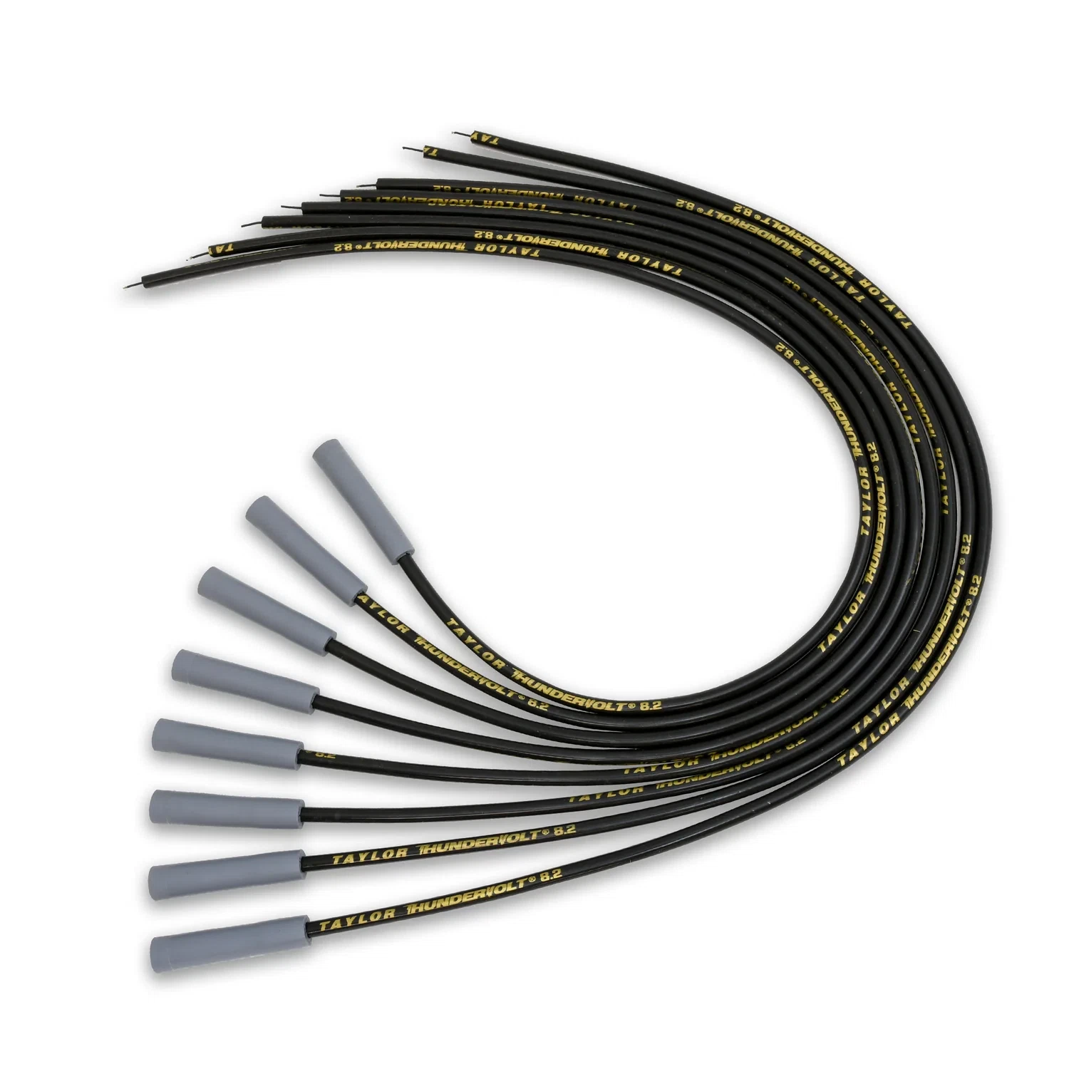 Spark Plug Wire Set Universal 8.2mm Silicone Thundervolt 180_ 40 ohm_ft 83065